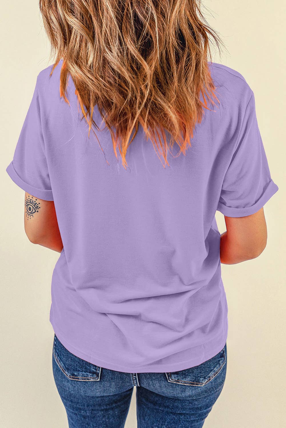 Sequin Tiger Patched Tee