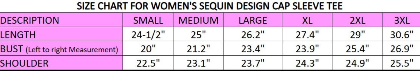 Navy Baseball Bow Sequin Design Cap Sleeve