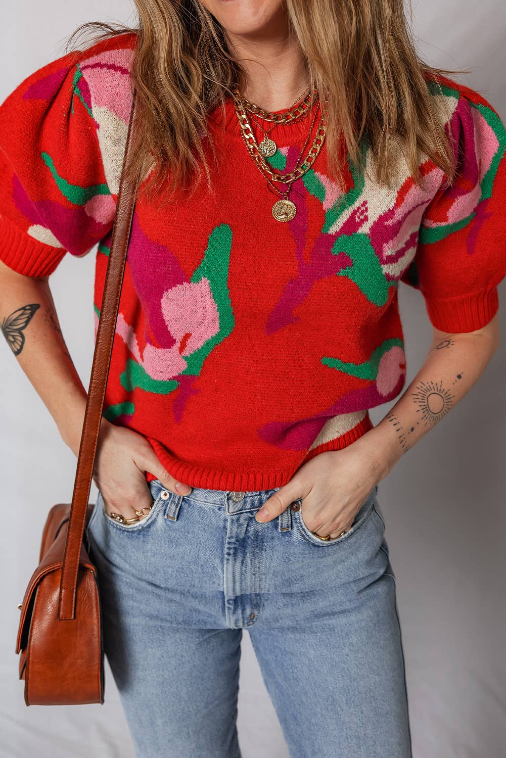 Christmas Flower Sweater