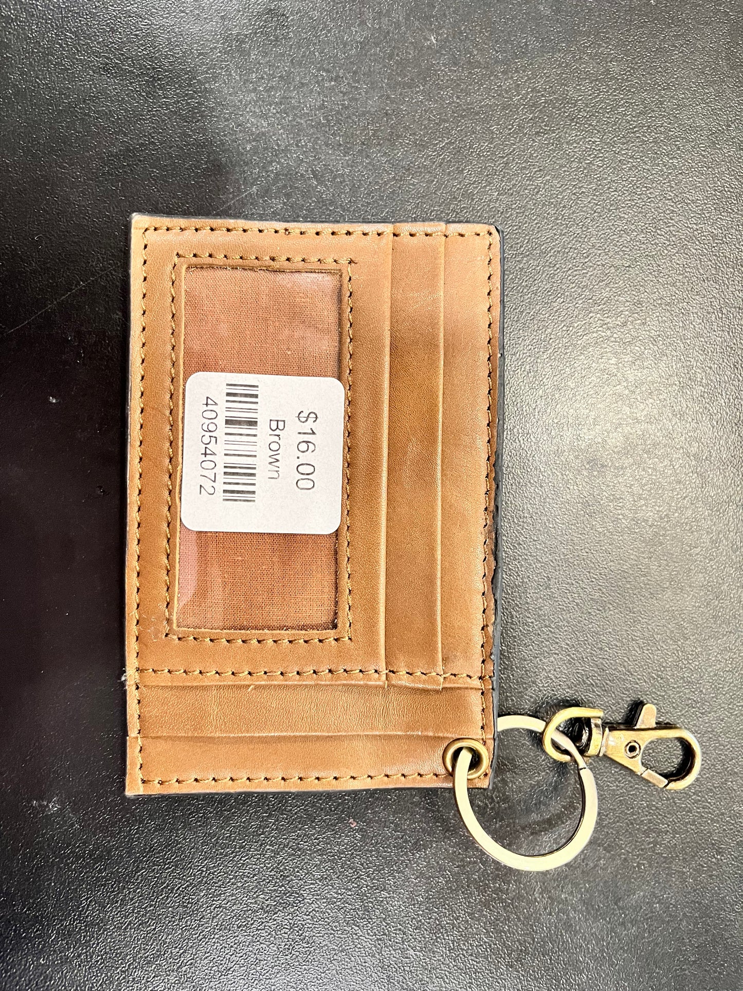 Metallic Card Holder with Clip