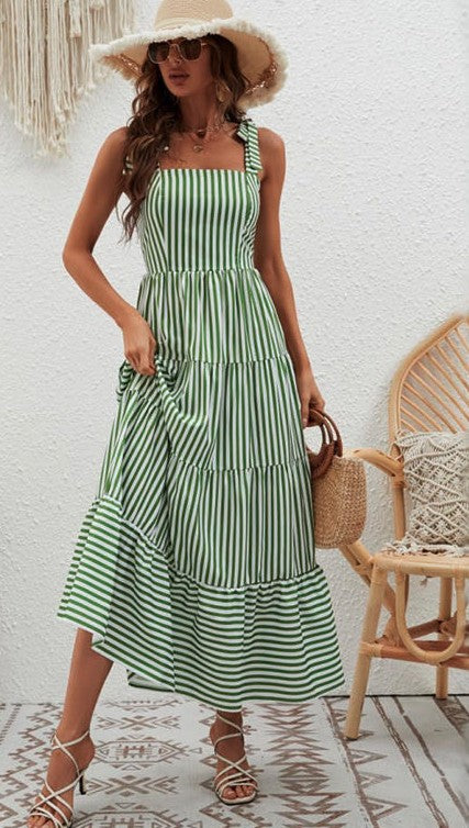 Striped Maxi