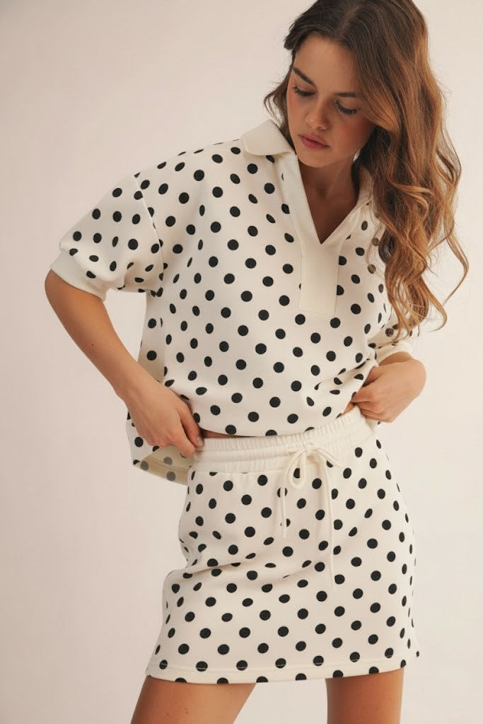 Polka Dot Princess Skirt Set