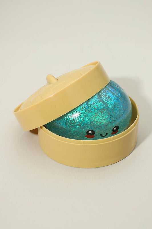 Glitter Steamed Bun Stress Relief Squeeze Toy