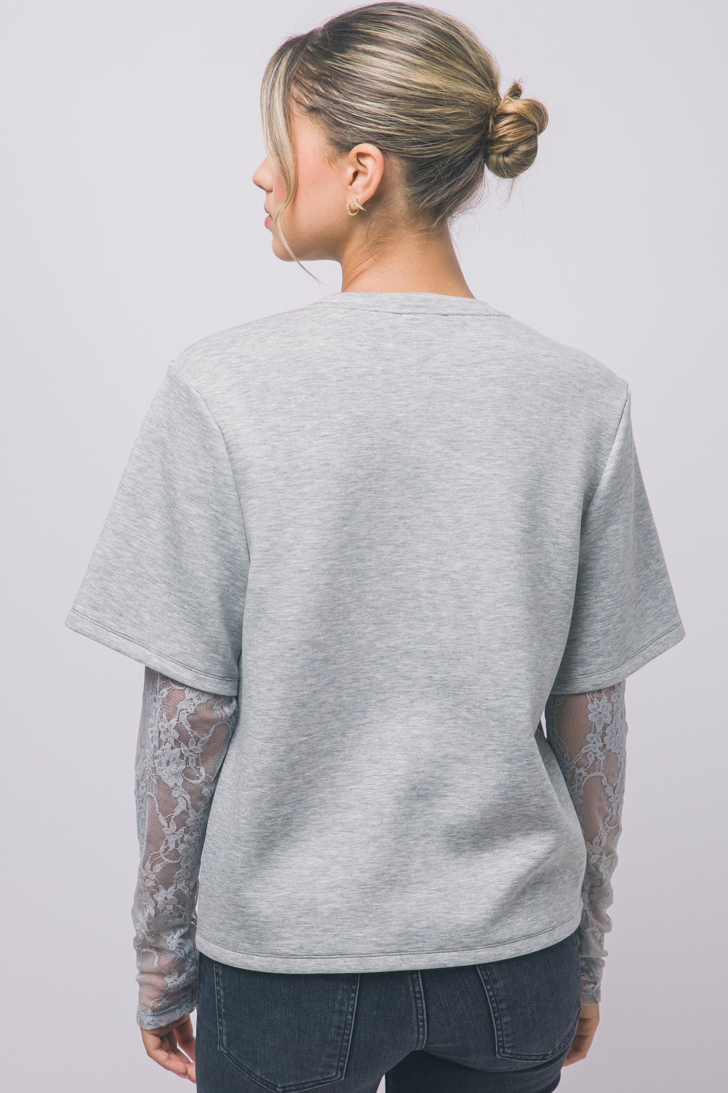 Lace Sleeve Tees