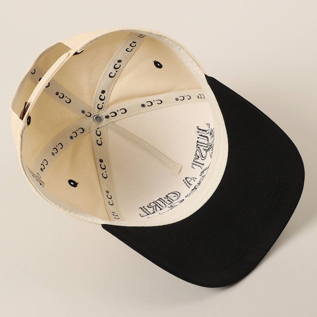 Just A Girl Who Loves Jesus Embroidery Trucker Hat