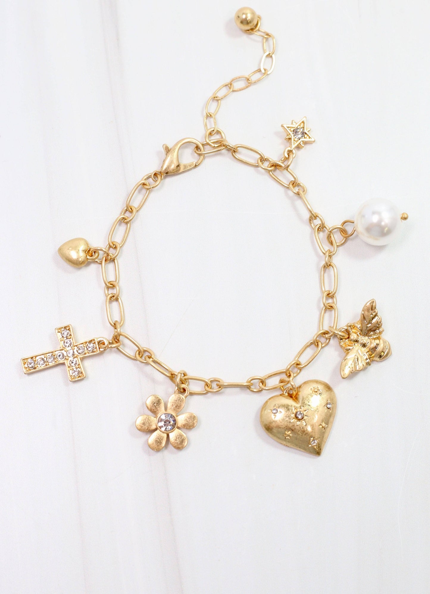 Tayrien Charm Bracelet Gold