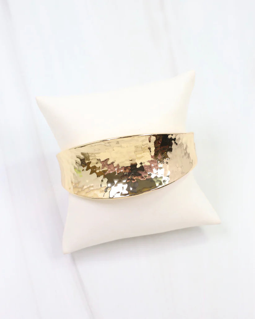 Cooperstown Hammered Hinged Bracelet