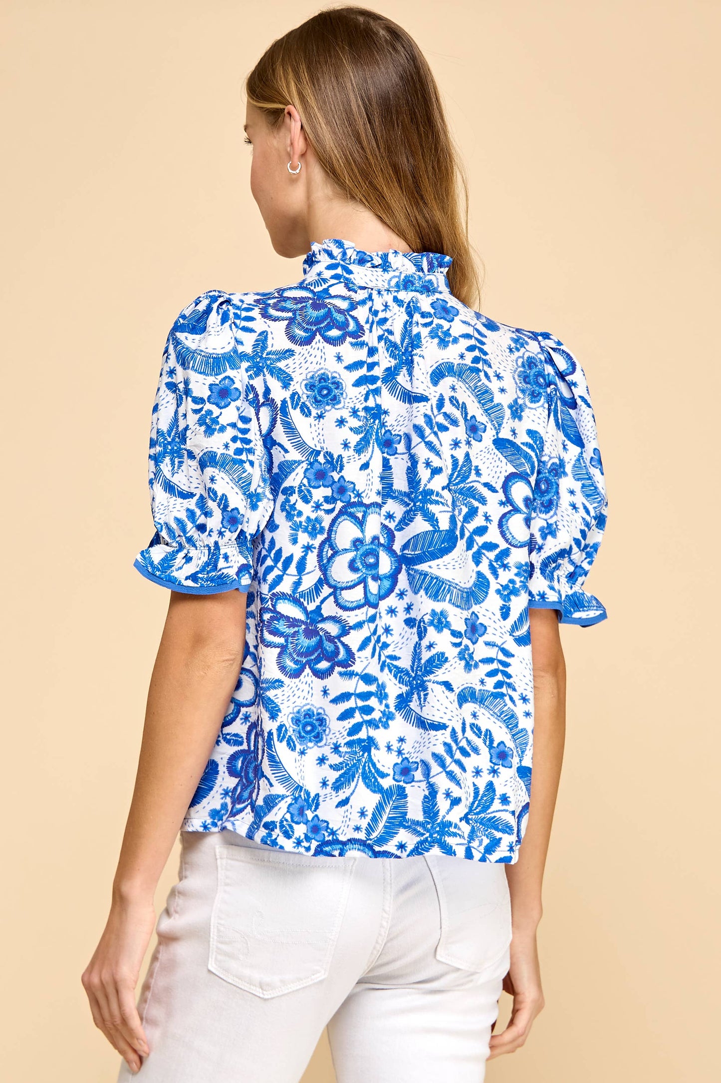 Don't Give Me the Blues Blouse