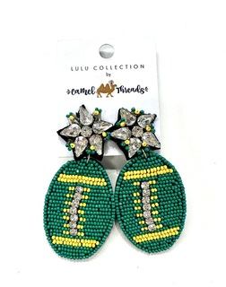 Camel Threads Statement Earrings