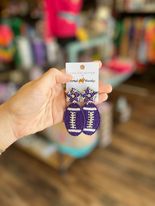 Camel Threads Statement Earrings