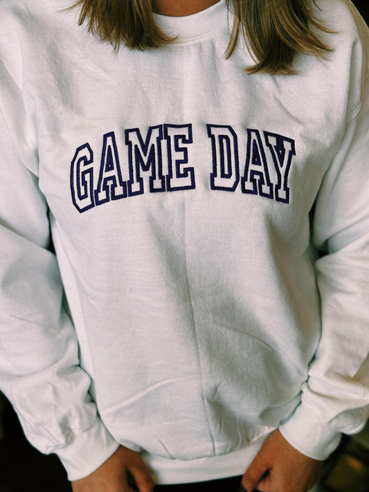 GAME DAY Embroidery Sweatshirt
