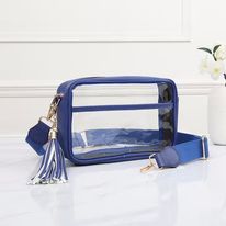 Clear & Leather Purses