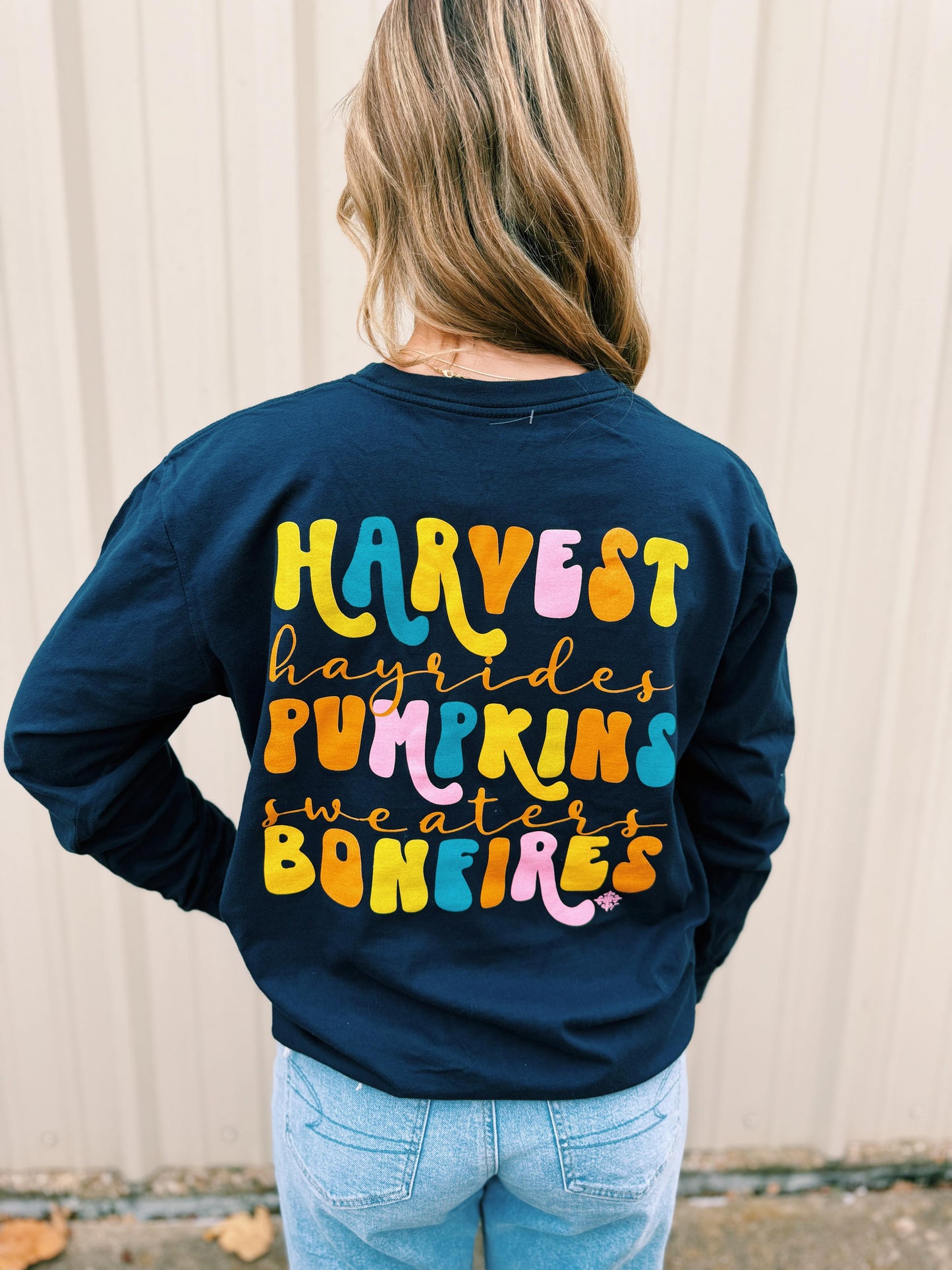 Harvest Hayrides Long Sleeve Tee