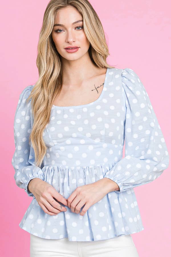Pretty in Polka Dot Print