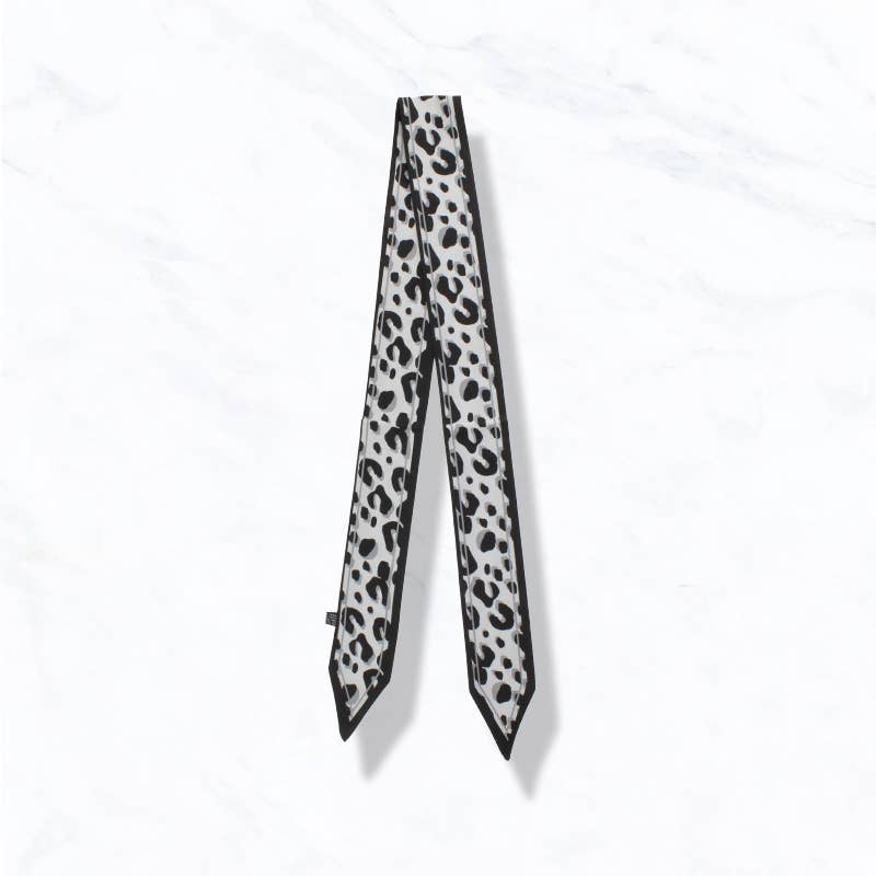 Leopard Print Elegant Thin Style Scarf
