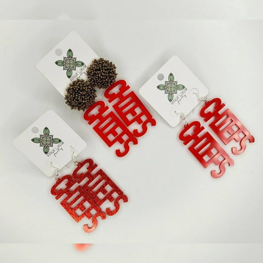 Chiefs Earrings