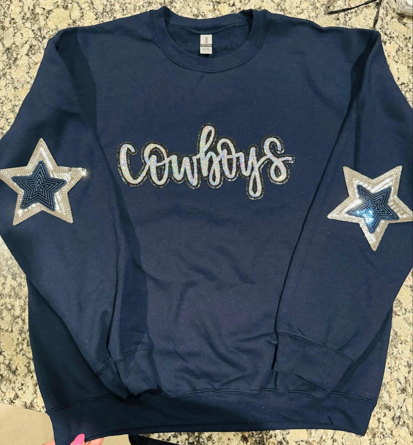 Cowboys Patch Sweatshirt/Tee