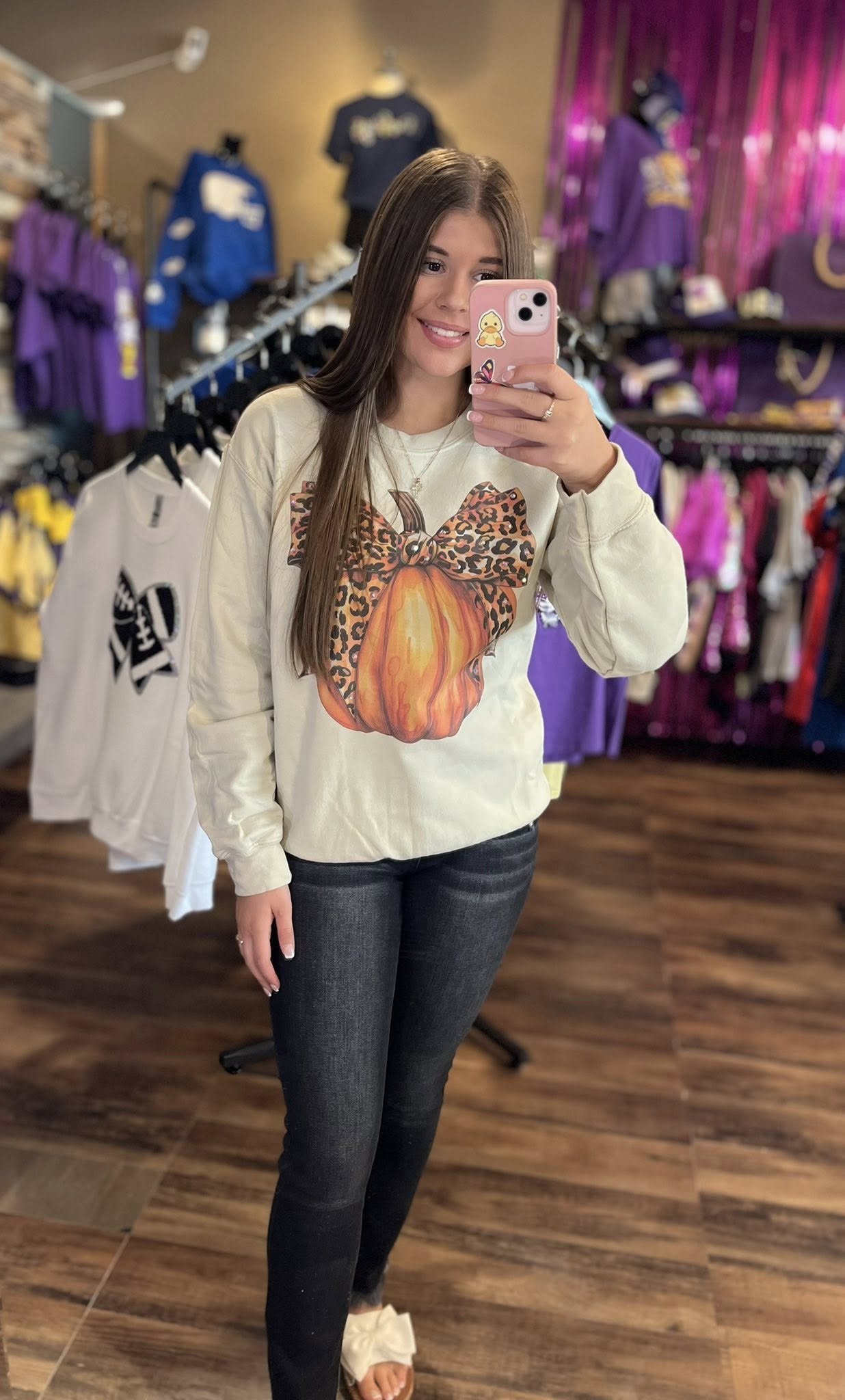 Sparkle Pumpkin Sweatshirt