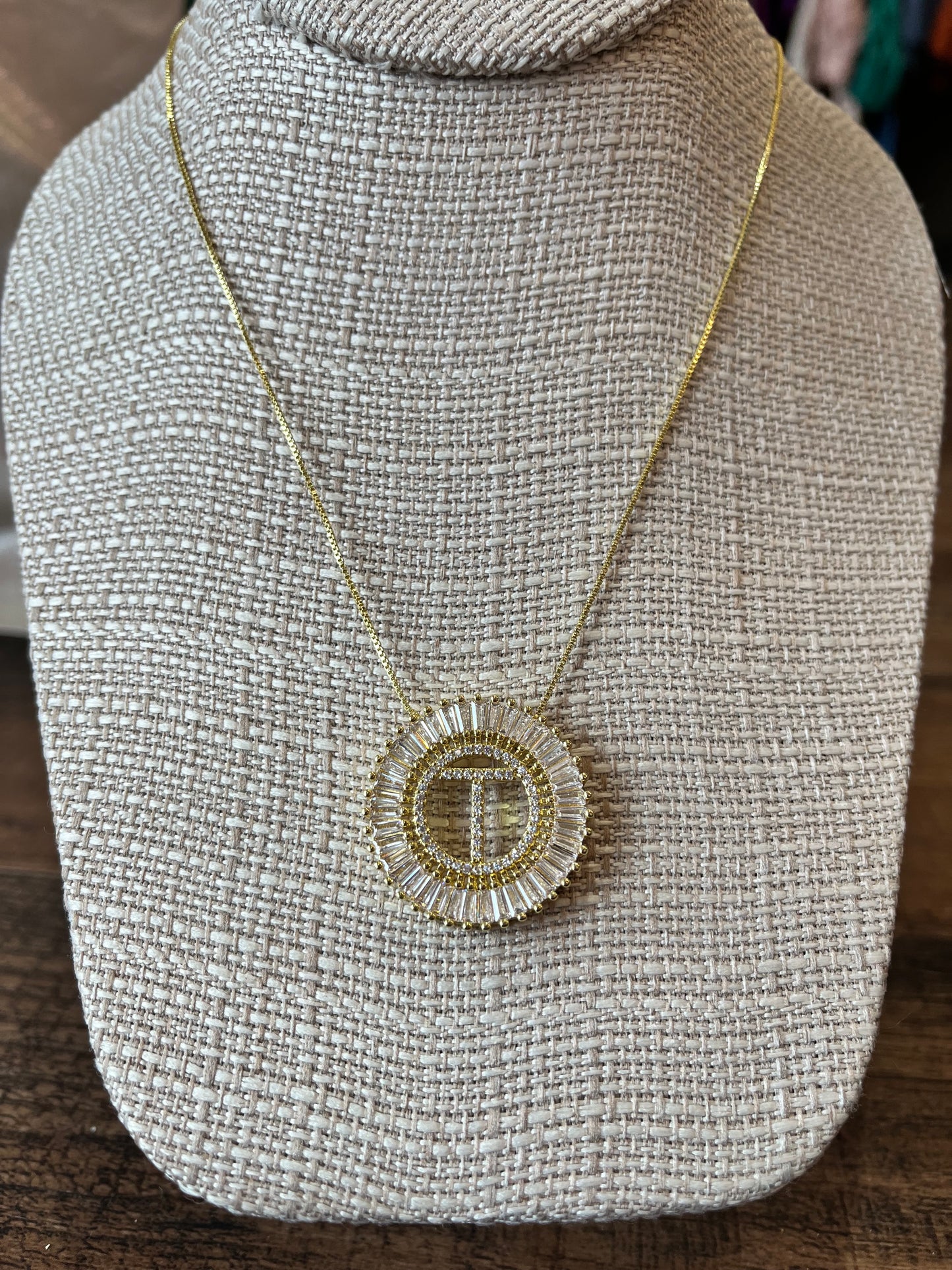 Starburst Initial Necklace
