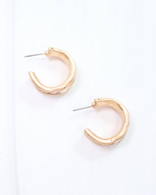 Katarina Hoop Earring Pearl