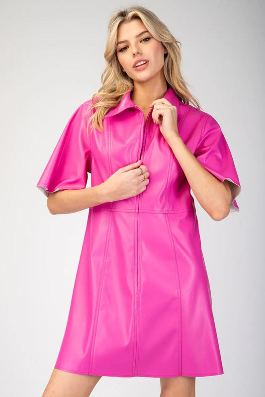 Barbie Faux Leather Dress