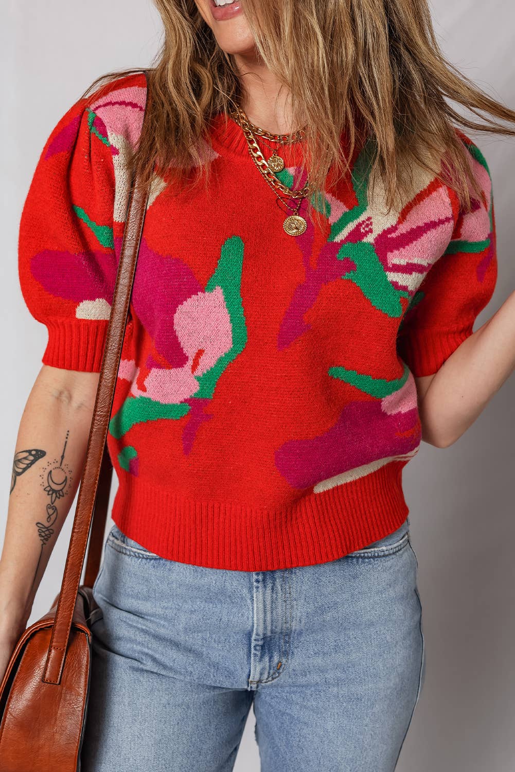 Christmas Flower Sweater