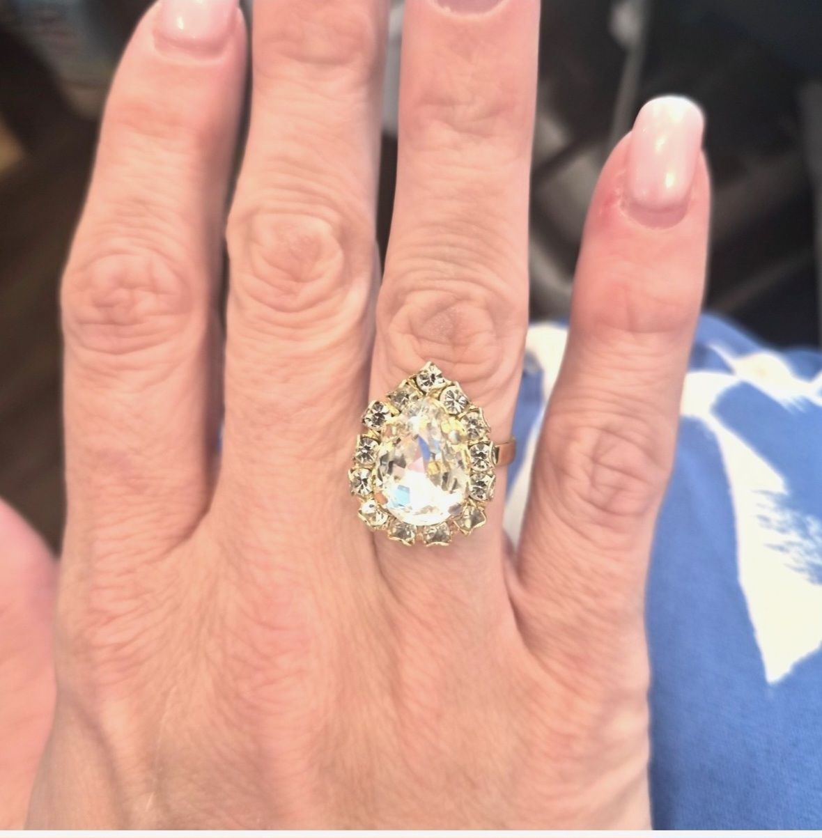 Peony Cocktail Ring