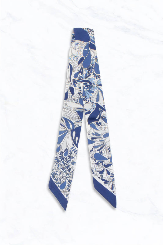 Vibrant Floral Abstract Thin Scarf