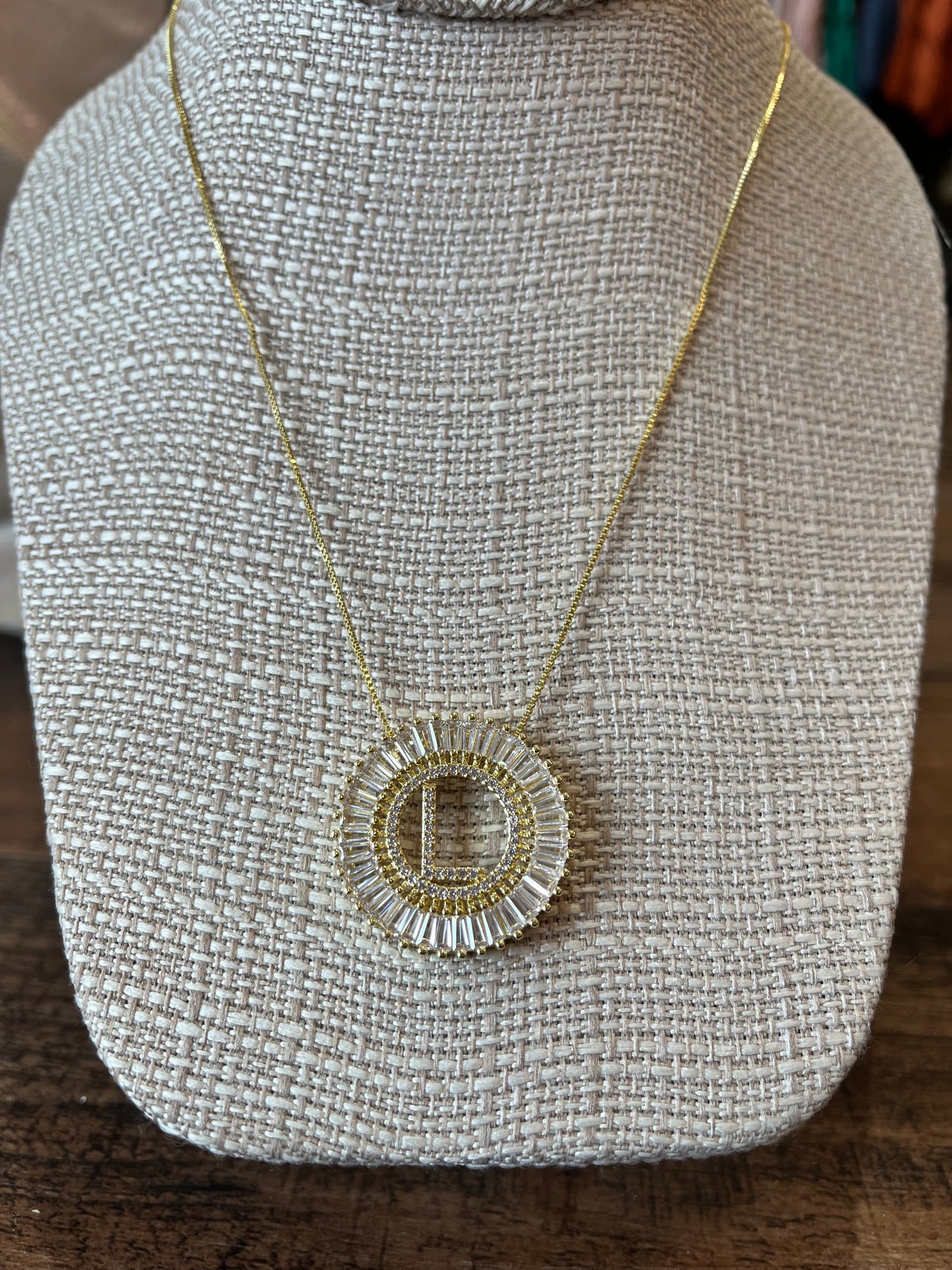 Starburst Initial Necklace