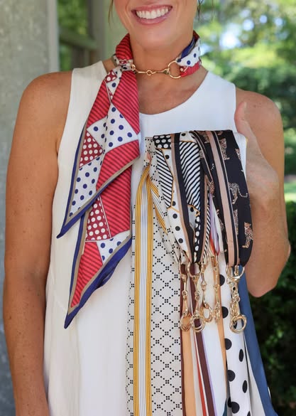 Horse Bit Scarf Necklaces
