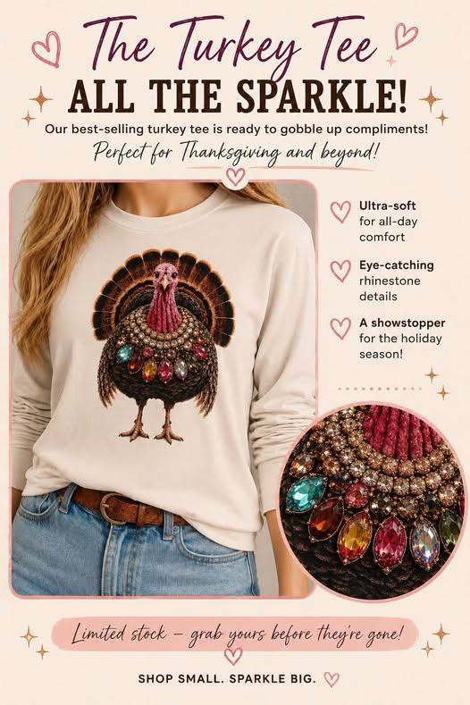 Bling Turkey Tee