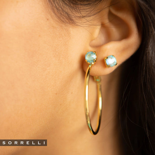 Mini Serafina Hoop Earrings