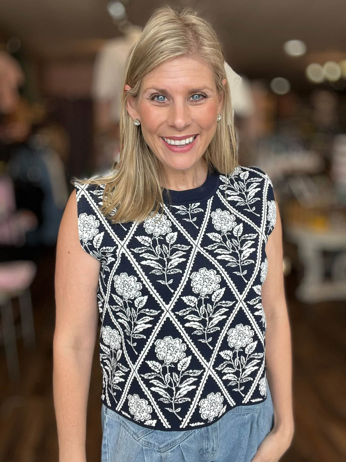 Navy Sweater Vest