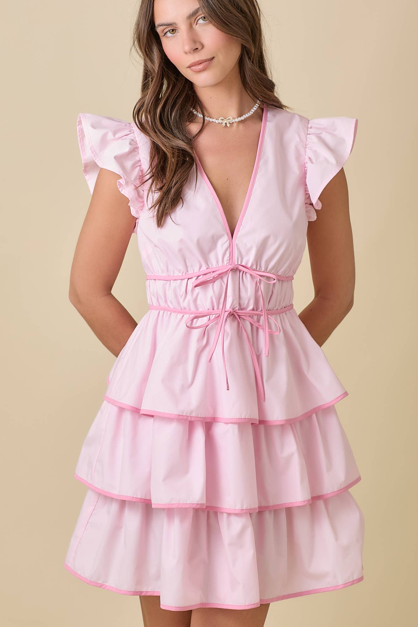 Bubble Gum Pink Mini Dress