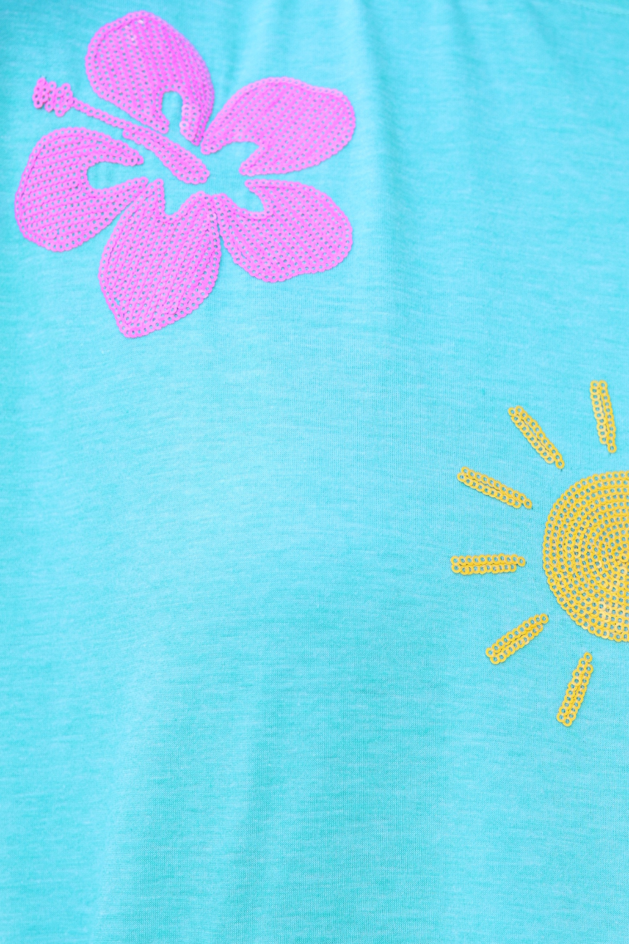 Seaside Sequin Patch Top