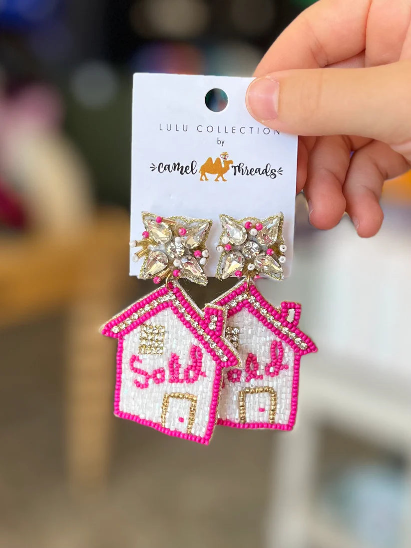 Camel Threads House Sold Earrings