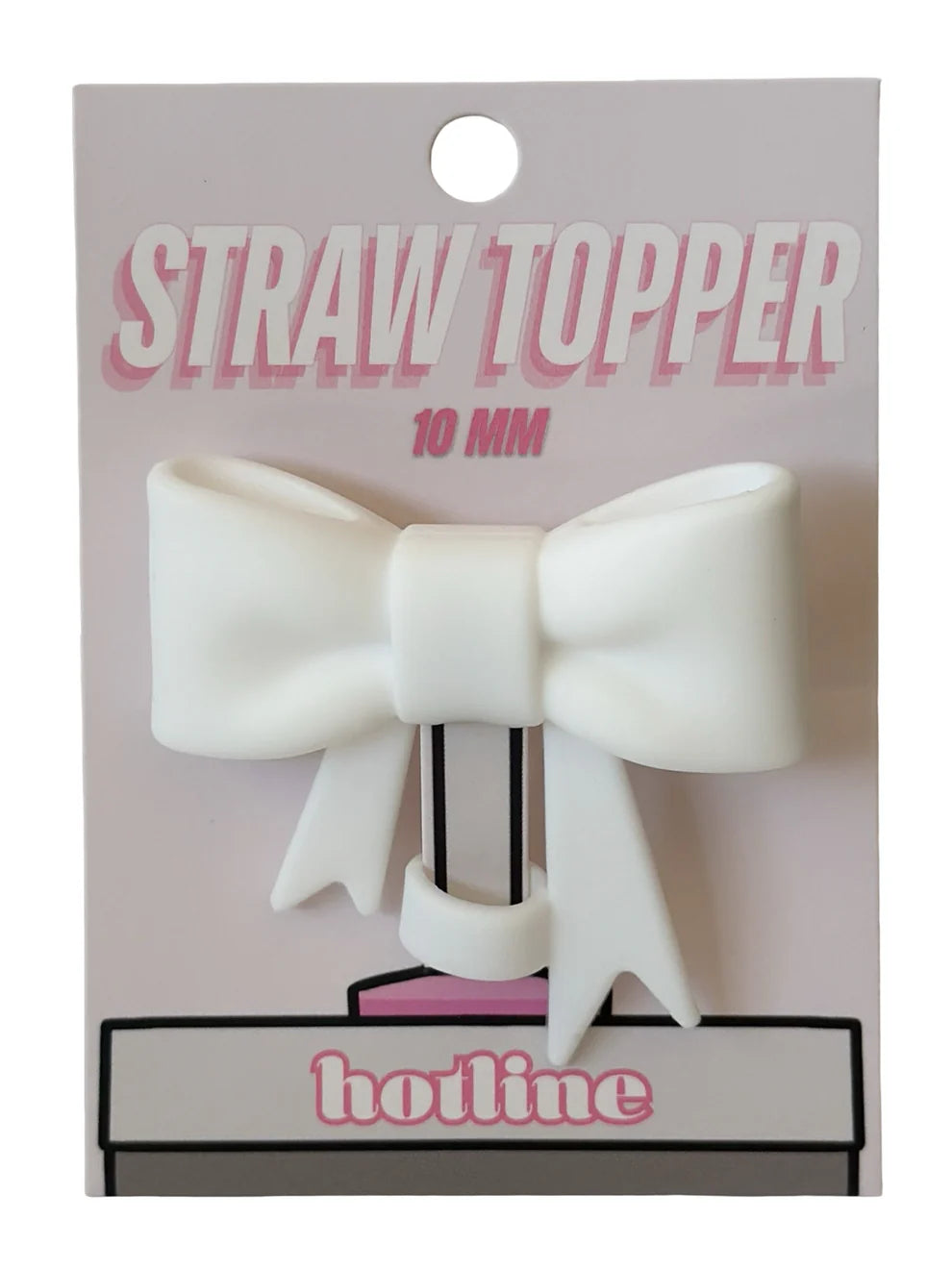 Bow Straw Toppers