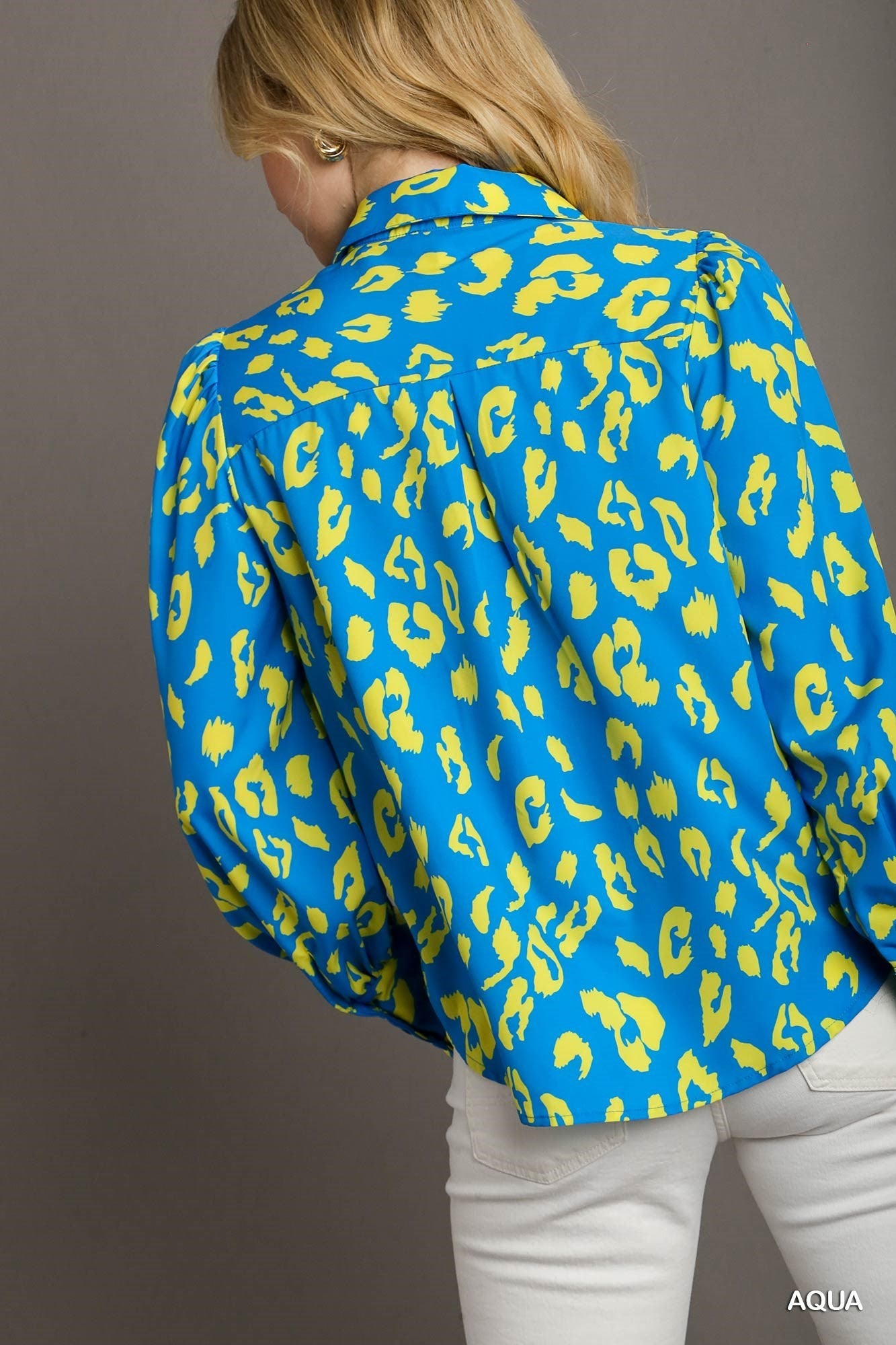 Neon Dreams Leopard Blouse