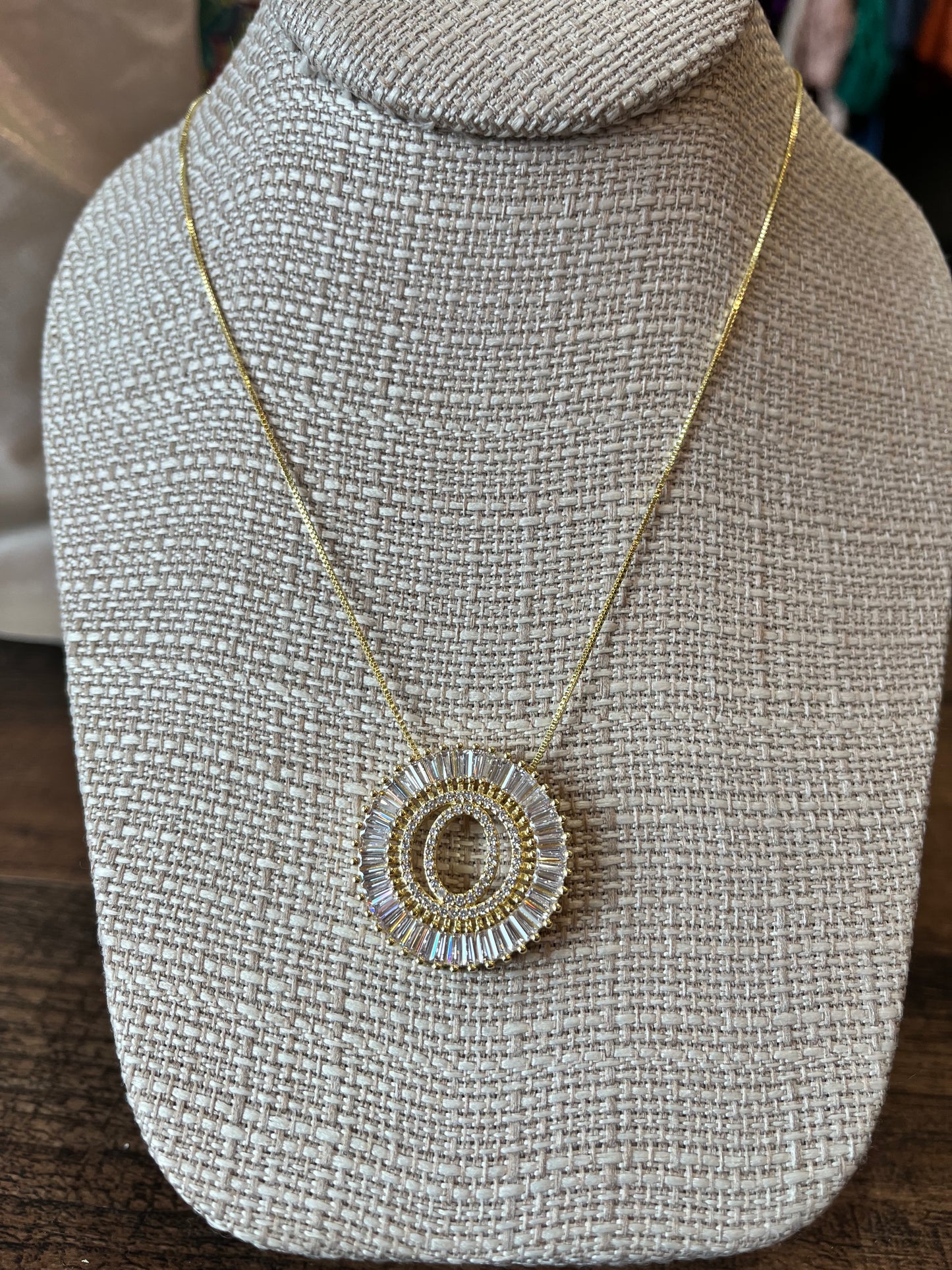 Starburst Initial Necklace
