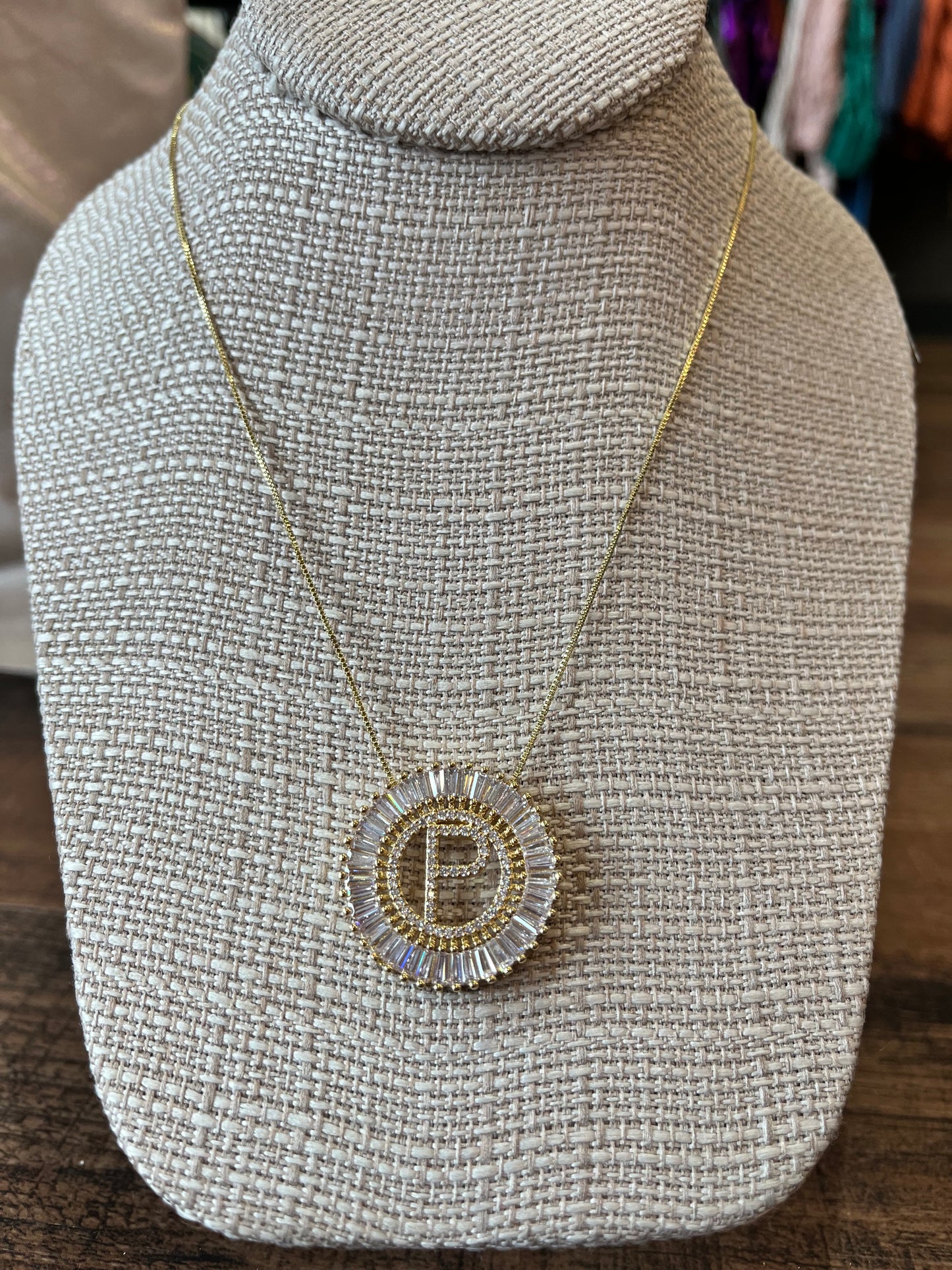 Starburst Initial Necklace