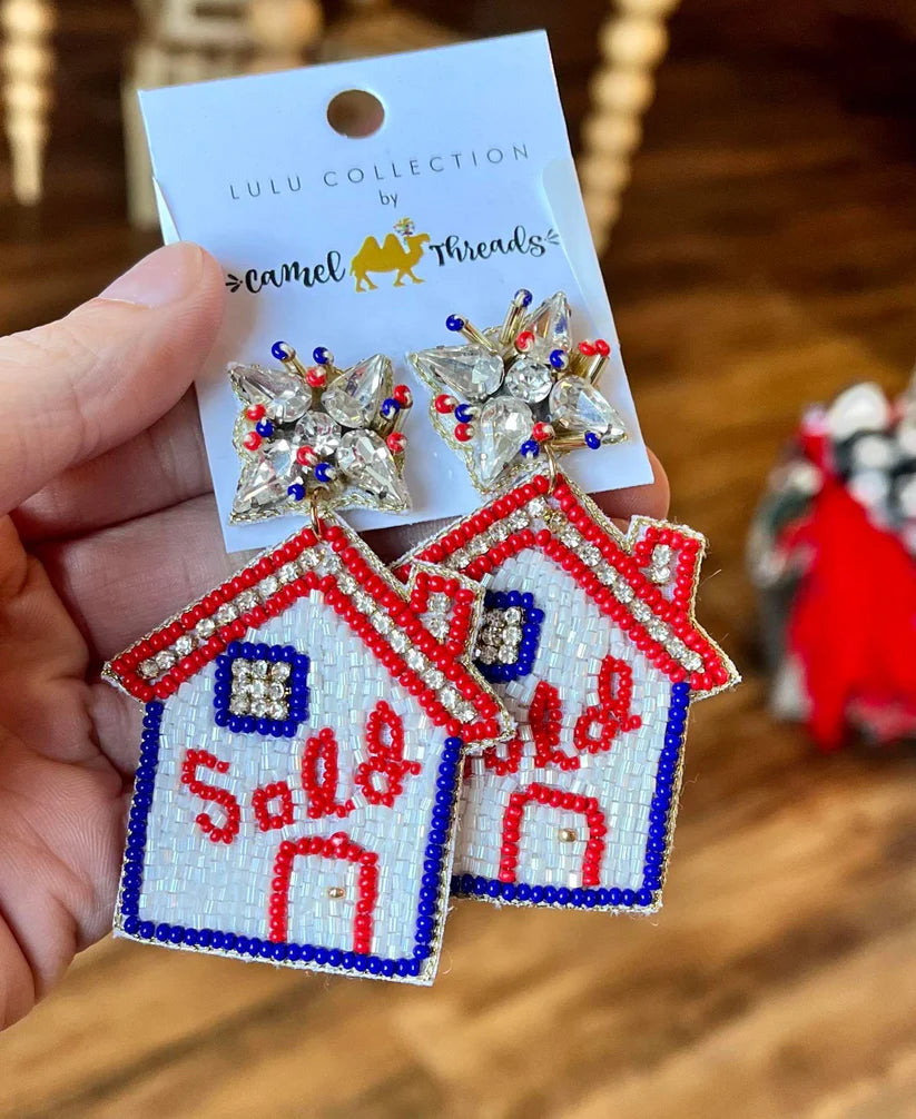 Camel Threads House Sold Earrings