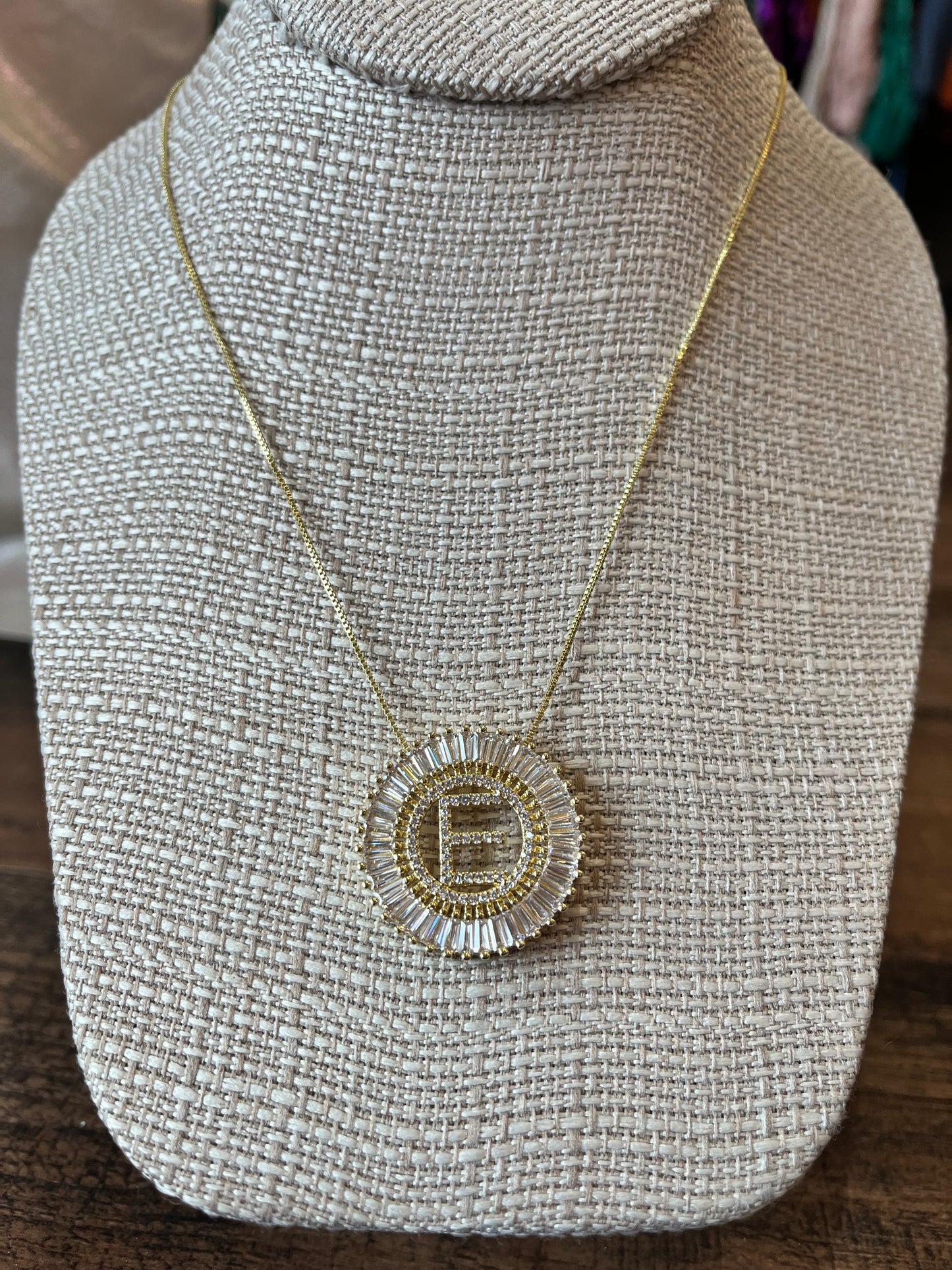 Starburst Initial Necklace