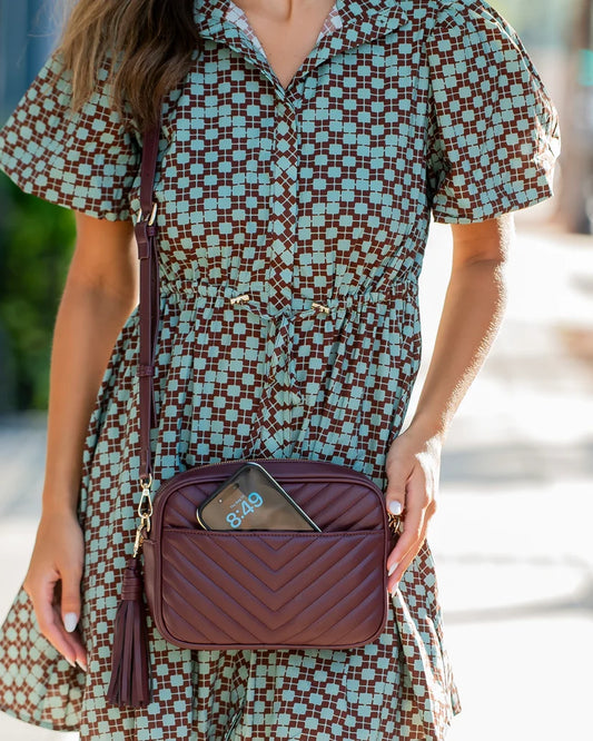 Greer Crossbody Burgundy VQ