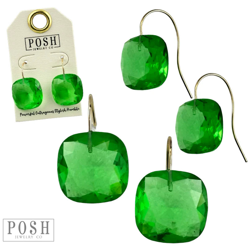 Posh Drop of Color Dangles