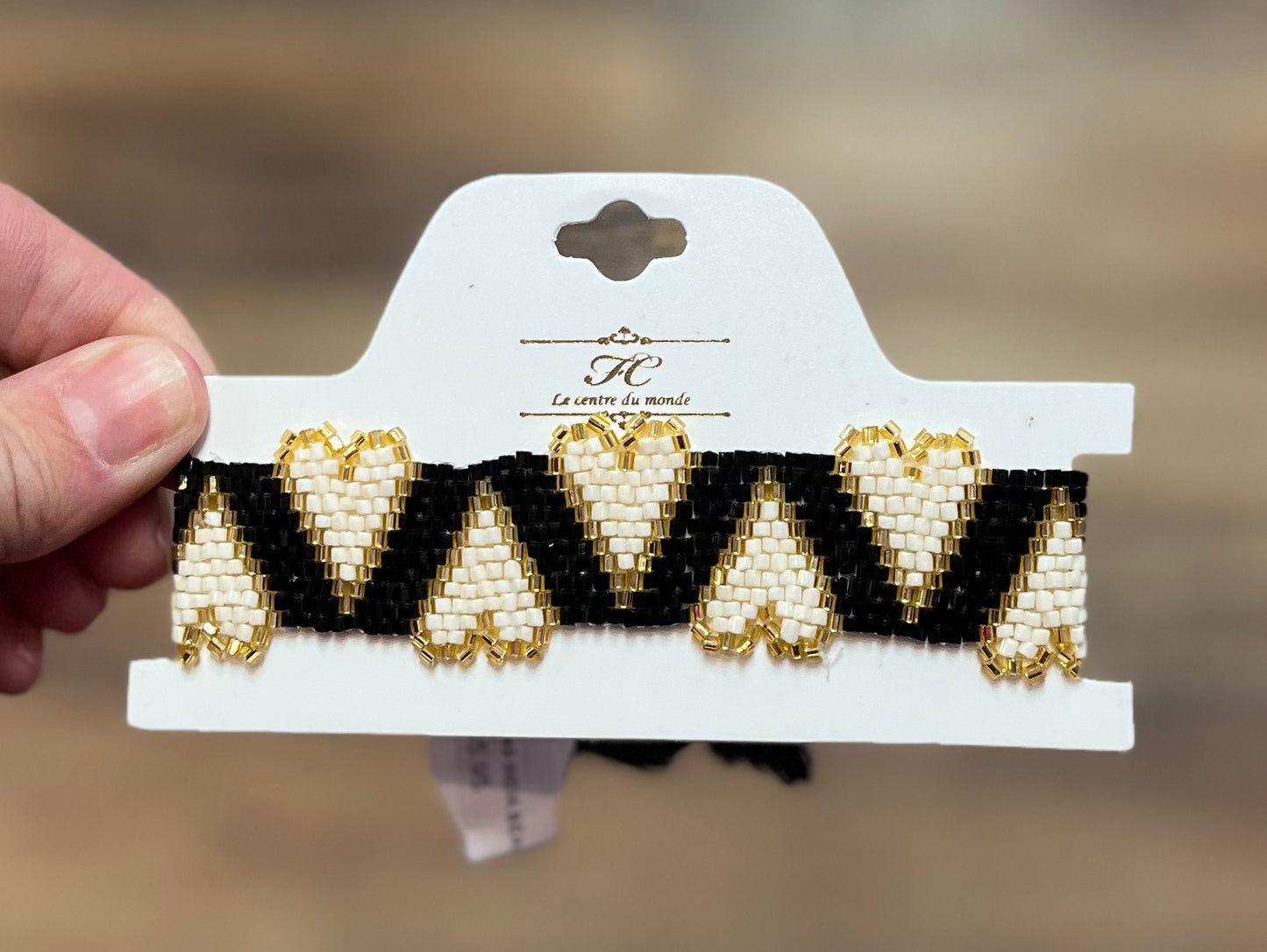 Adjustable Beaded Heart Bracelets