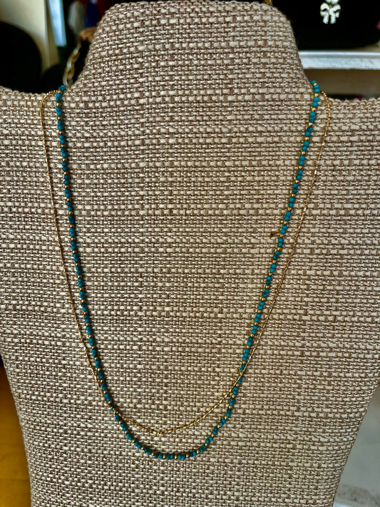 Dainty Double Layer Necklaces