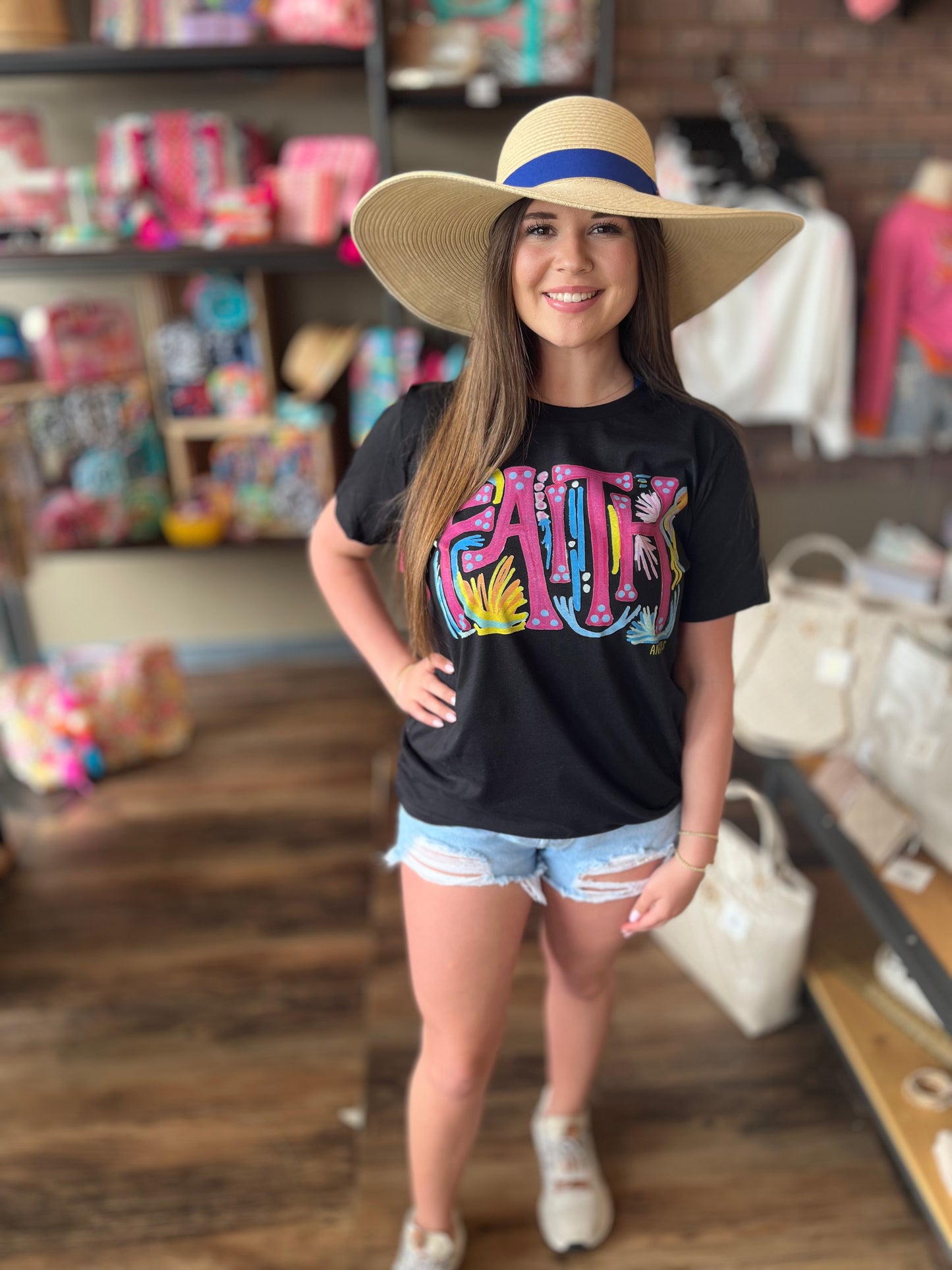 Hand Painted Faith Tee