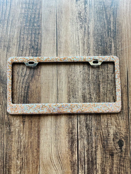 Glitzy License Plate Frame