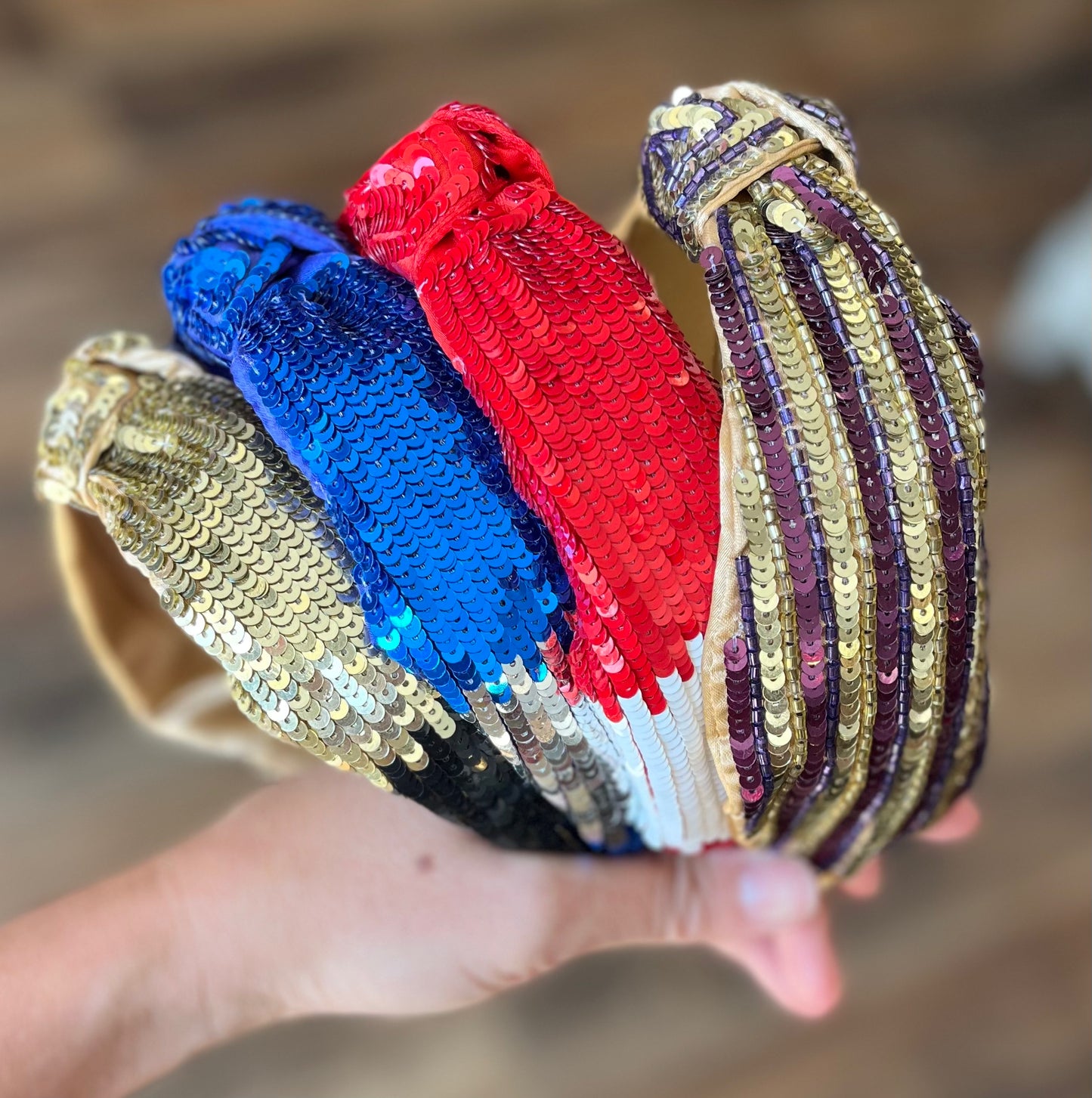 Game Day Sequin Headbands