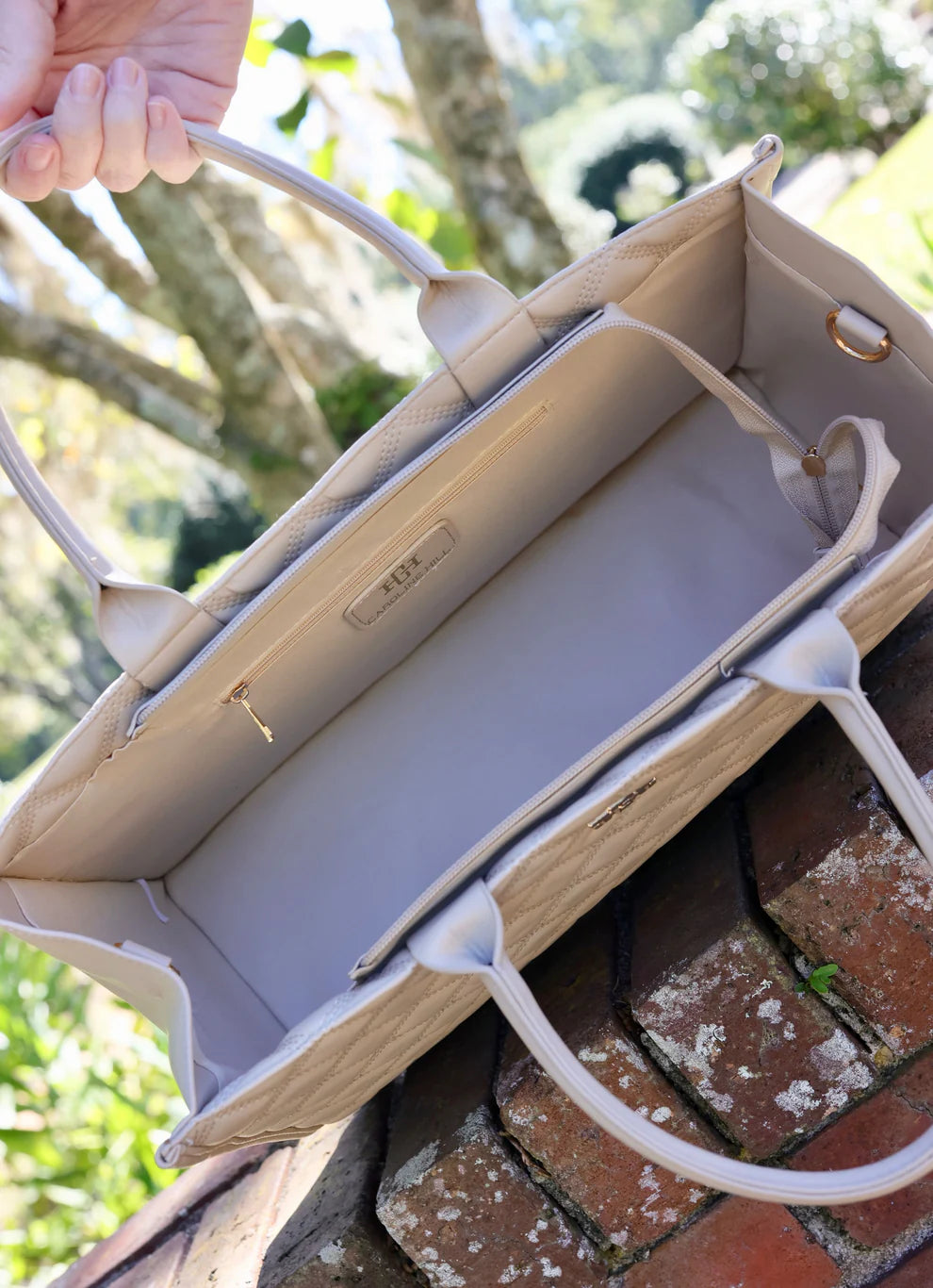 Niall Tote Nude Quilted DQ